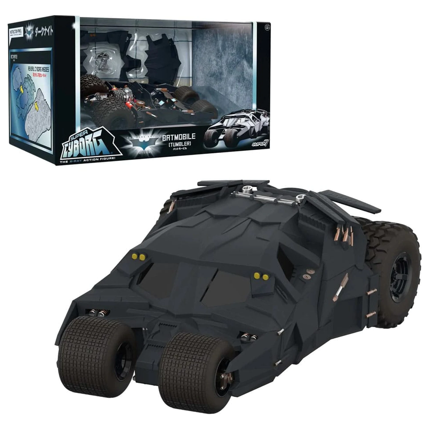 Batman 1989 Super Cyborg Vozilo Batmobile Tumbler (Polna Barva) 33 cm fotografija izdelka