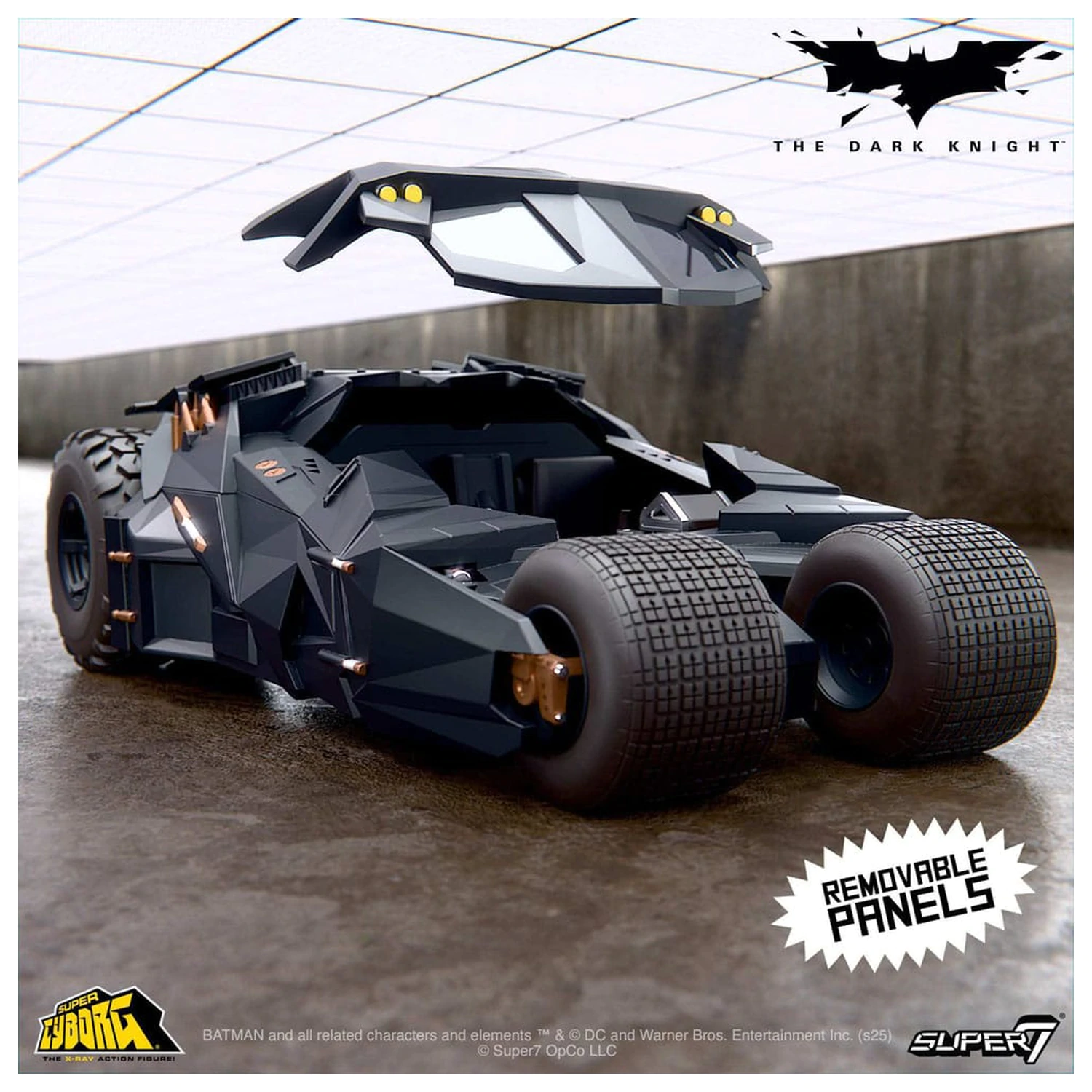 Batman 1989 Super Cyborg Vozilo Batmobile Tumbler (Polna Barva) 33 cm fotografija izdelka