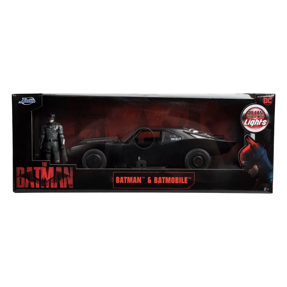 Batman 2022 Hollywood Rides Diecast model 1/18 2022 Batmobil s figuro fotografija izdelka