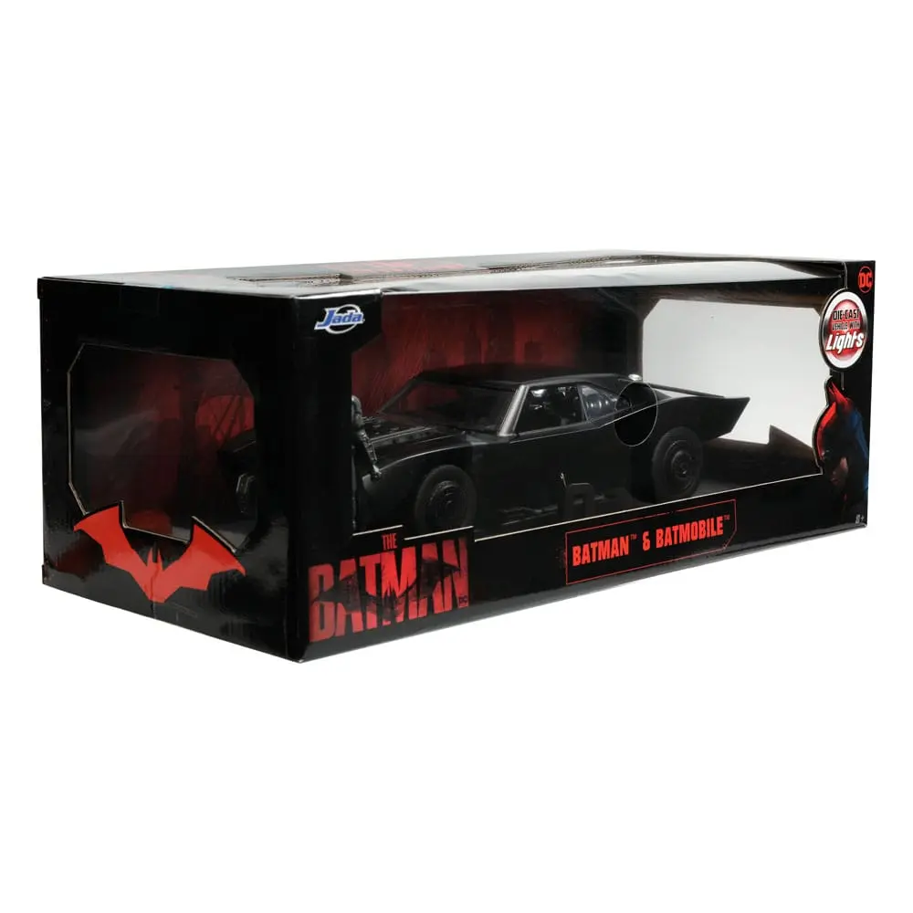 Batman 2022 Hollywood Rides Diecast model 1/18 2022 Batmobil s figuro fotografija izdelka