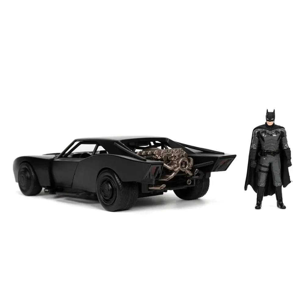 Batman 2022 Hollywood Rides Diecast Model 1/24 2022 Batmobile z figuro fotografija izdelka