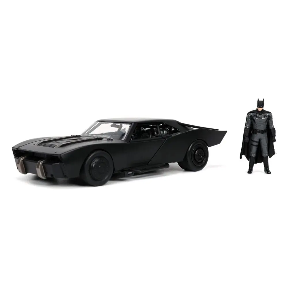 Batman 2022 Hollywood Rides Diecast Model 1/24 2022 Batmobile z figuro fotografija izdelka