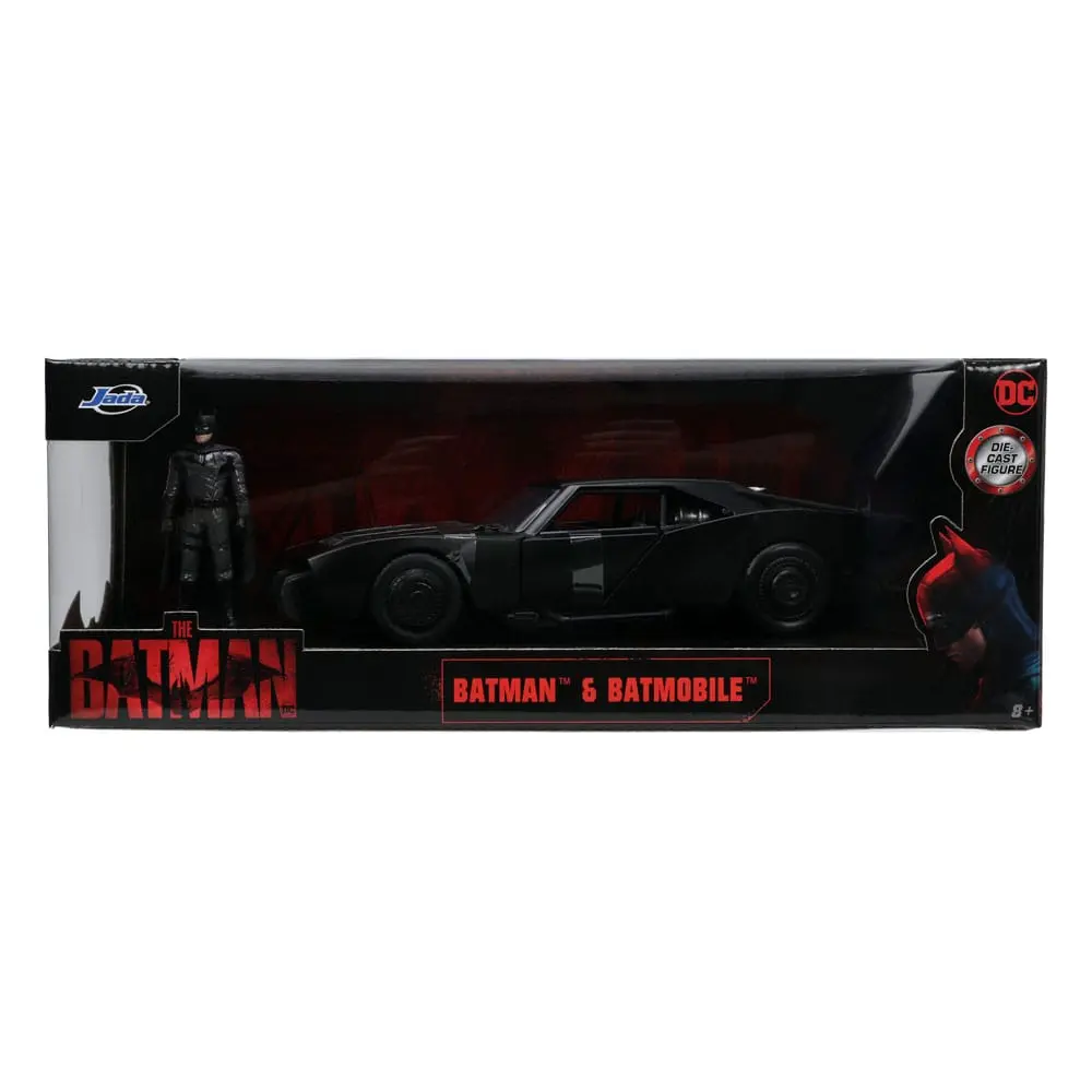 Batman 2022 Hollywood Rides Diecast Model 1/24 2022 Batmobile z figuro fotografija izdelka