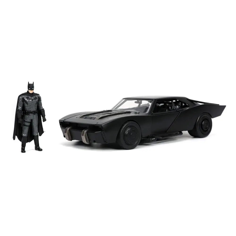 Batman 2022 Hollywood Rides Diecast Model 1/24 2022 Batmobile z figuro fotografija izdelka