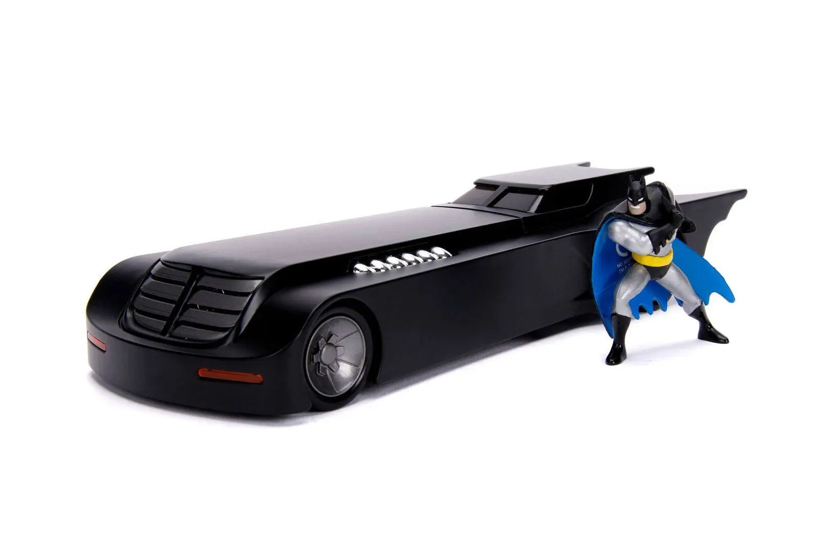 Batman Animated Series Kovinski liti model 1/24 Batmobile with figure fotografija izdelka