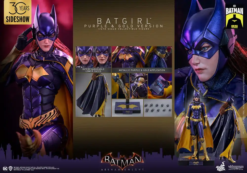 Batman Arkham Knight Videogame Masterpiece akcijska figura 1/6 Batgirl (Purple and Gold Version) Exclusive 30 cm fotografija izdelka