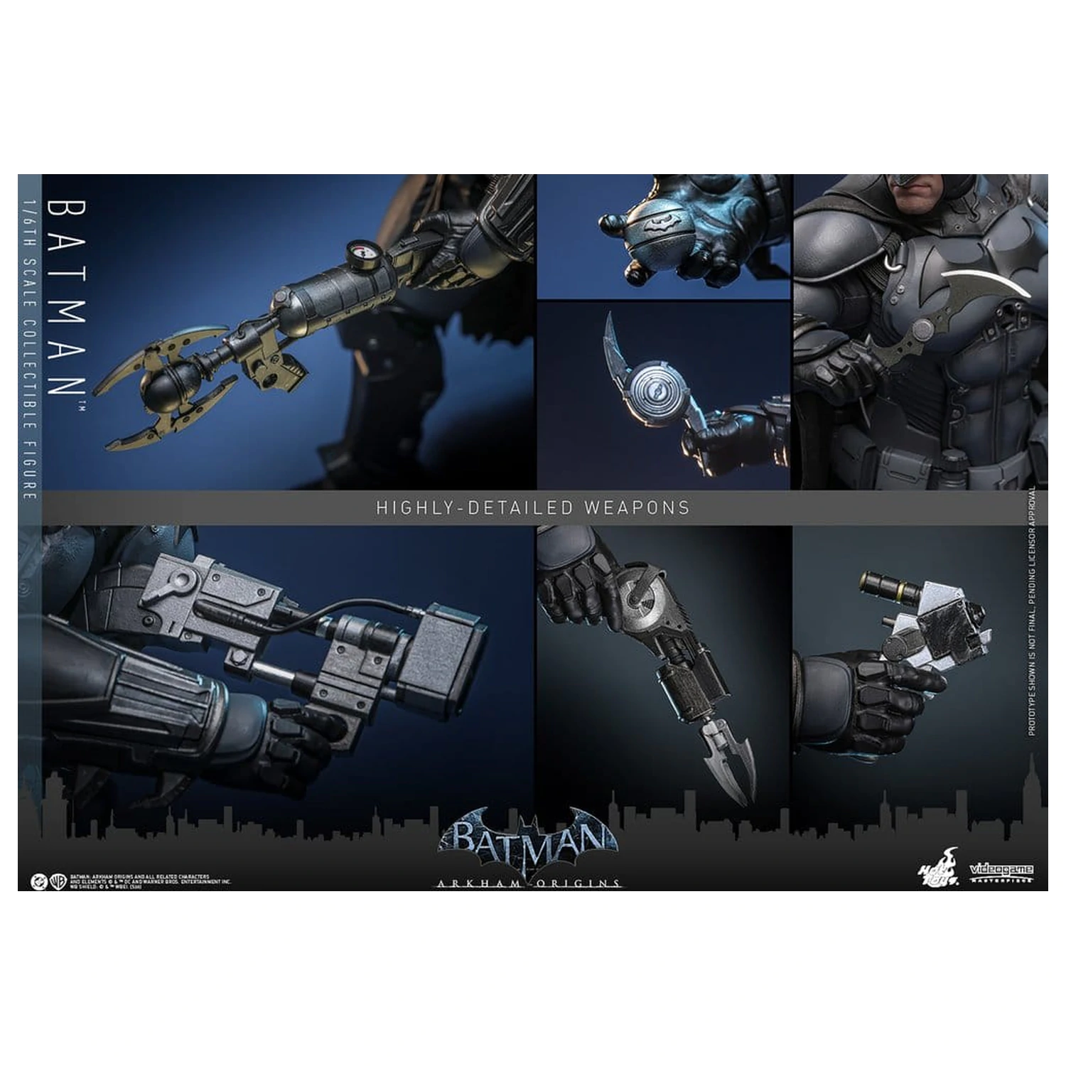 Batman Arkham Origins Videogame Masterpiece akcijska figura 1/6 Batman 33 cm fotografija izdelka