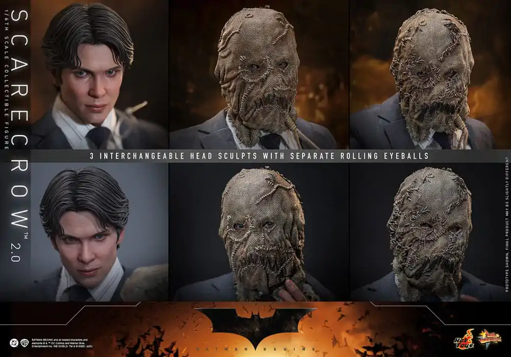 Batman Begins Movie Masterpiece akcijska figura 1/6 Scarecrow 2.0 30 cm fotografija izdelka