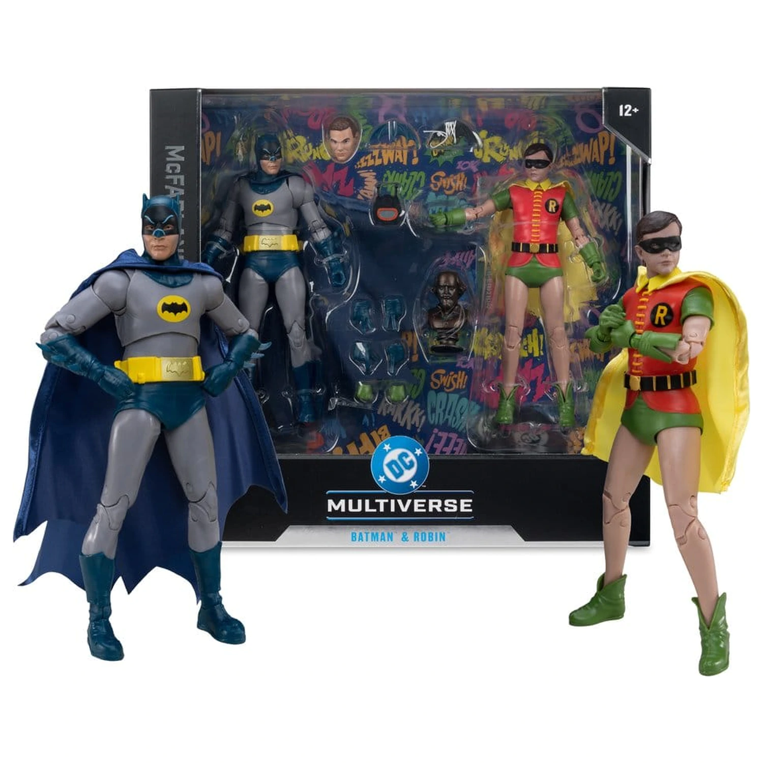 Batman Classic TV Series DC Multiverse McFarlane Collector Edition Akcijska figura 2-paket Batman in Robin 18 cm fotografija izdelka