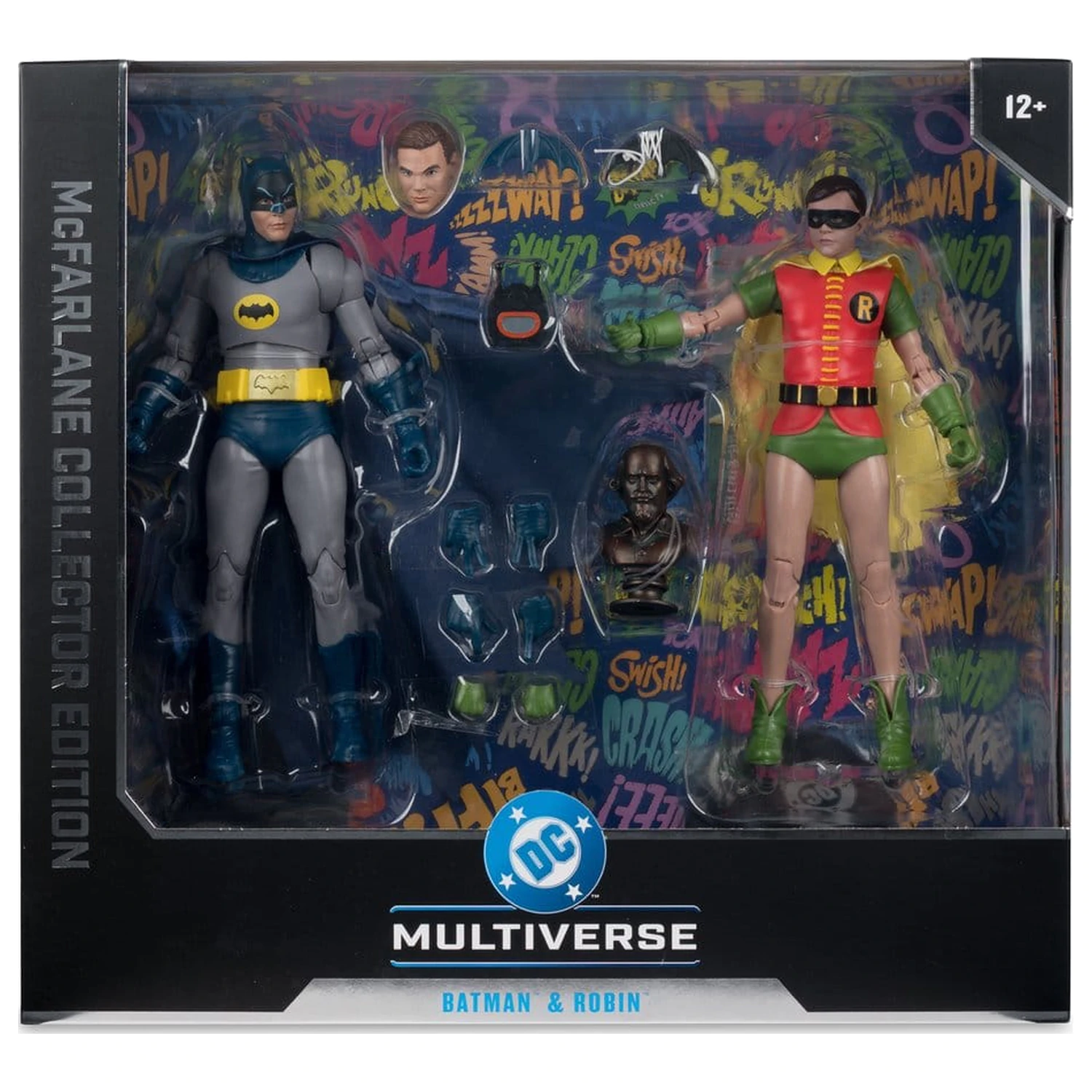 Batman Classic TV Series DC Multiverse McFarlane Collector Edition Akcijska figura 2-paket Batman in Robin 18 cm fotografija izdelka