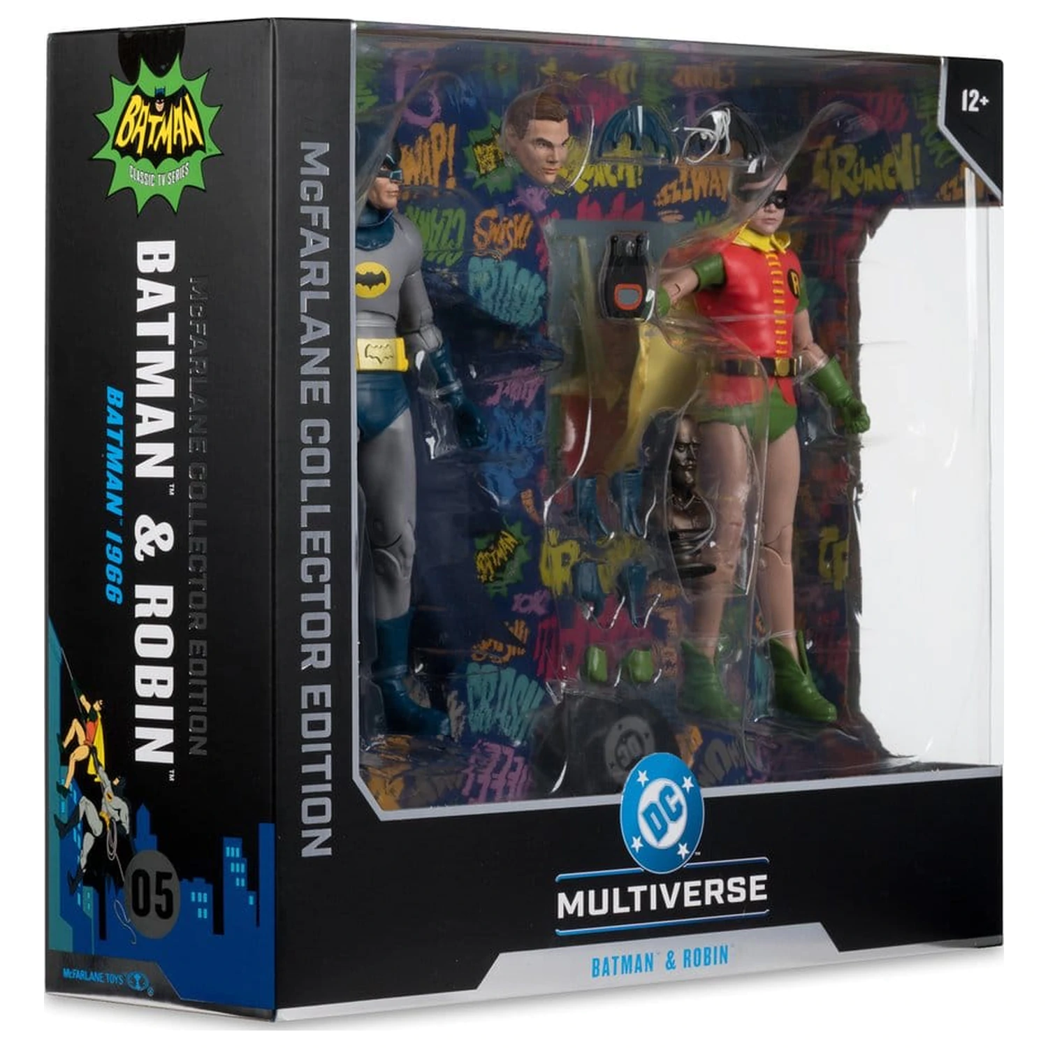 Batman Classic TV Series DC Multiverse McFarlane Collector Edition Akcijska figura 2-paket Batman in Robin 18 cm fotografija izdelka