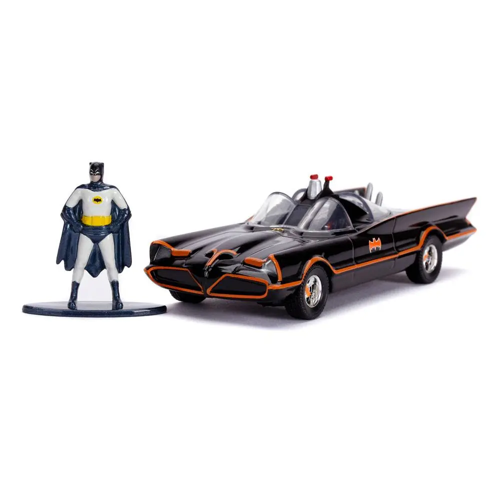 Batman Classic TV Series Diecast Model 1/32 1966 Classic Batmobile z **figurico** fotografija izdelka