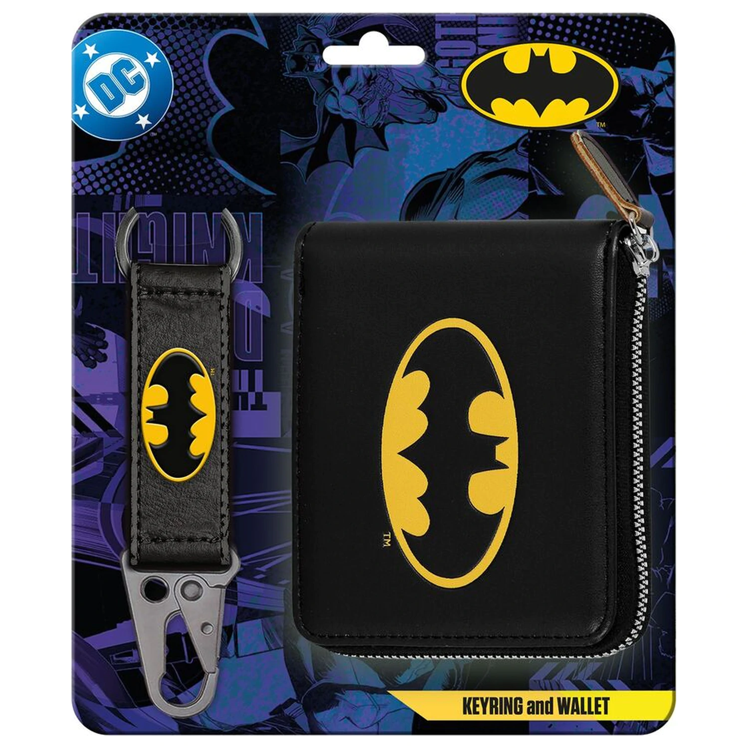 Batman DC Comics obesek za ključe + set denarnice fotografija izdelka