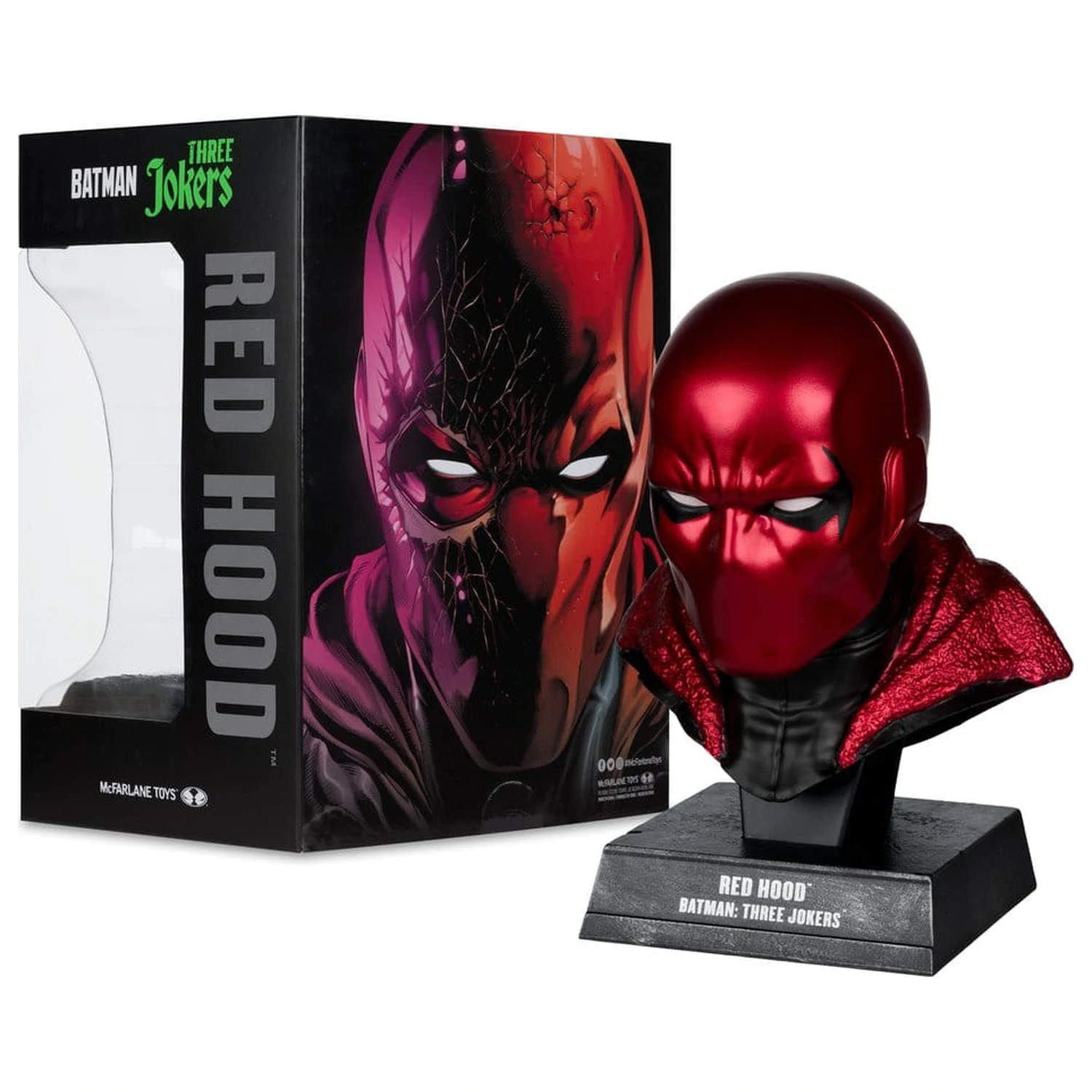 Batman DC Direct Mini-Replika 1/3 Red Hood Mask (Batman: Three Jokers) 18 cm fotografija izdelka