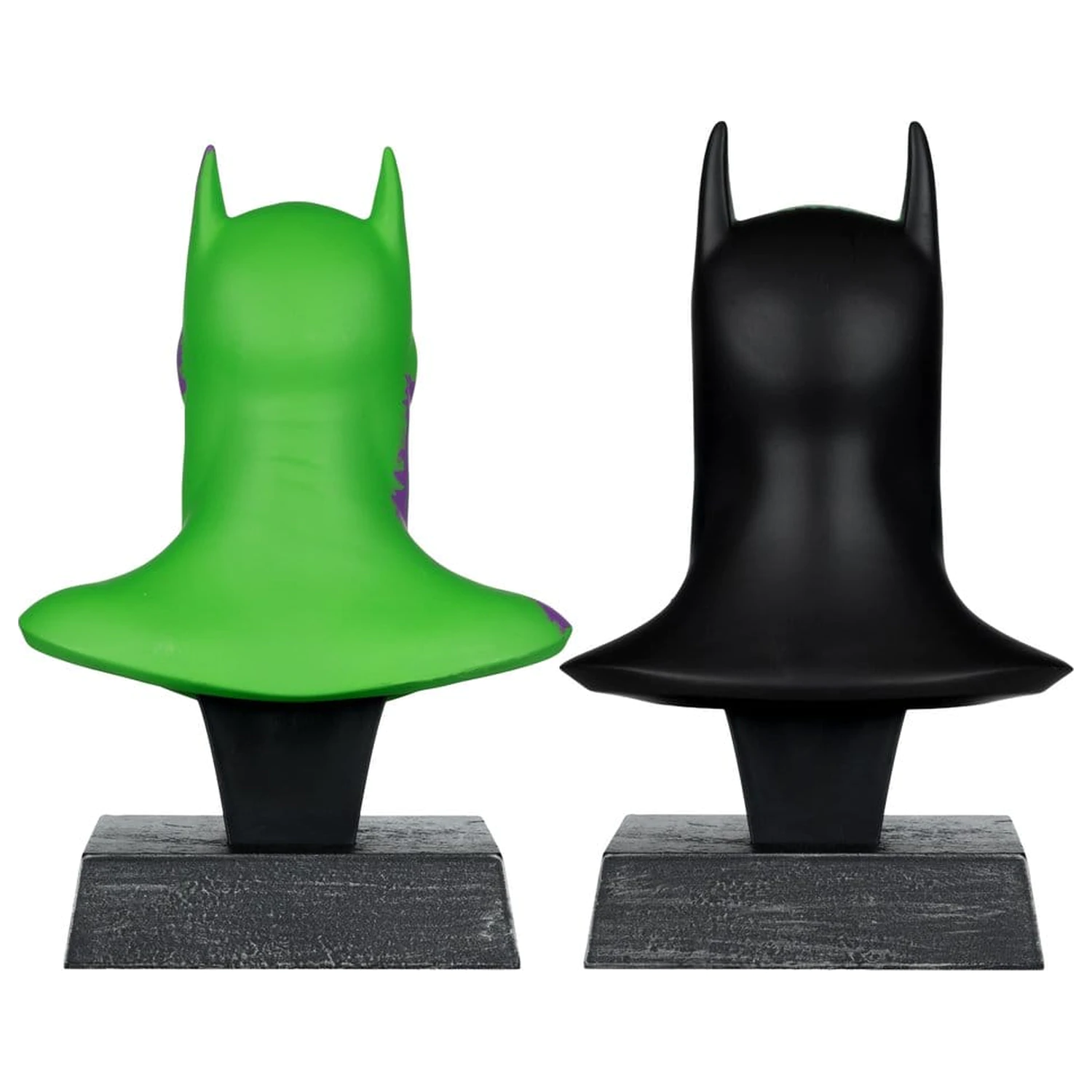 Batman DC Direct Mini Replika 1/3 2-pack Batman Cowls Hush & Knightfall (Jokerized) (Gold Label) 18 cm fotografija izdelka