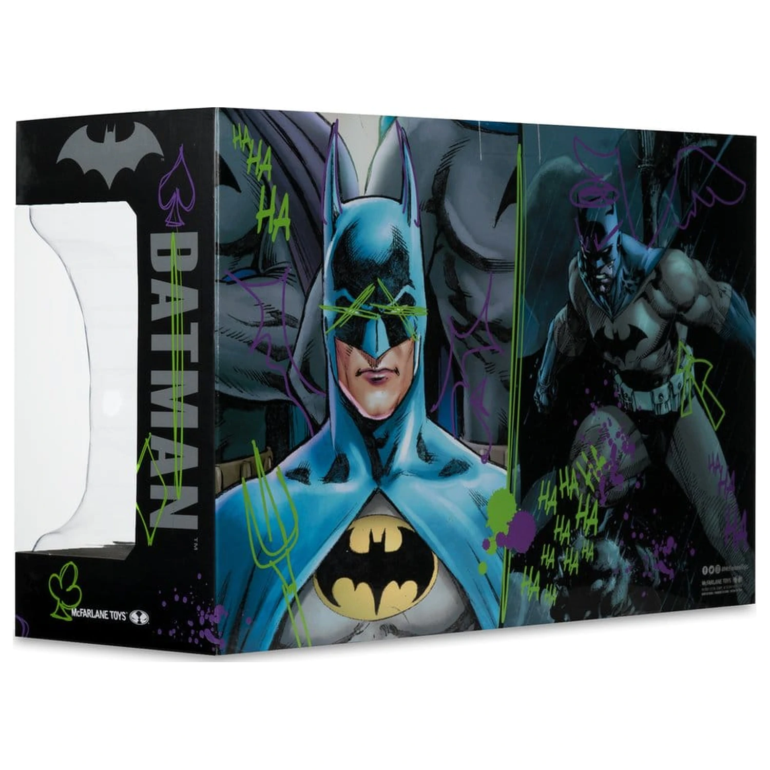 Batman DC Direct Mini Replika 1/3 2-pack Batman Cowls Hush & Knightfall (Jokerized) (Gold Label) 18 cm fotografija izdelka