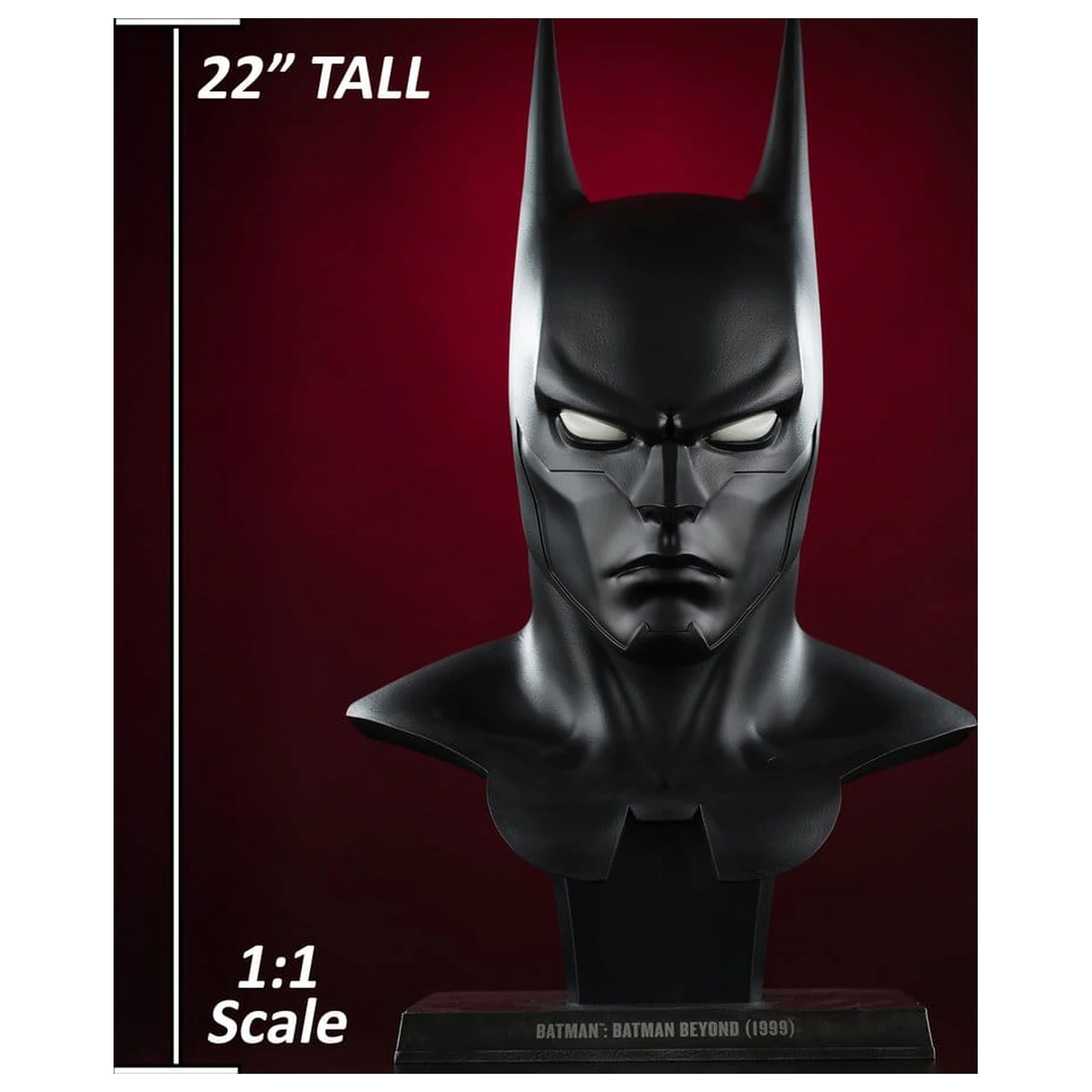 Batman DC Direct replika 1/1 Batman Beyond maska 58 cm fotografija izdelka