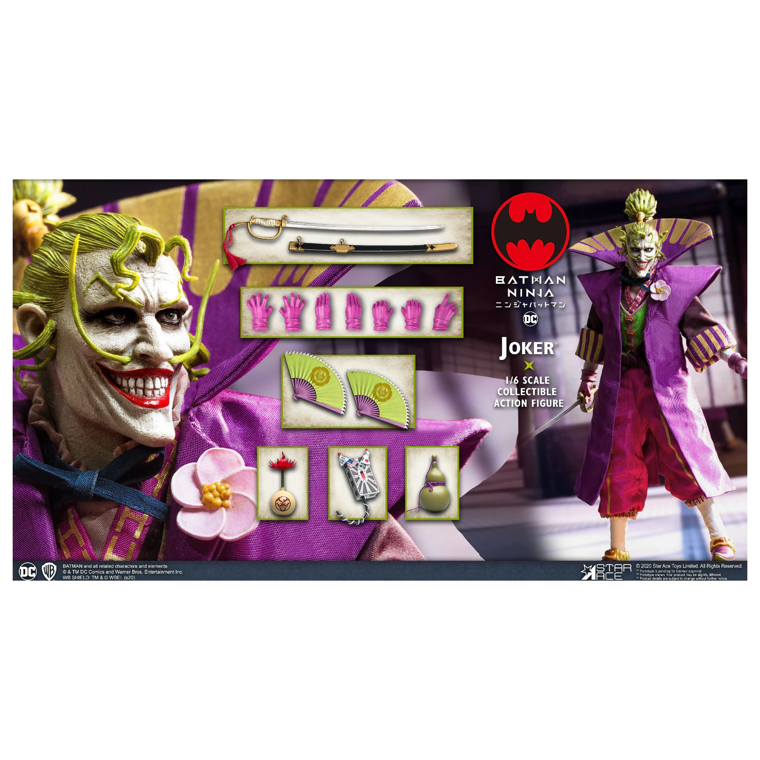 Batman Ninja My Favourite Movie Akcijska figura 1/6 Joker 30 cm fotografija izdelka