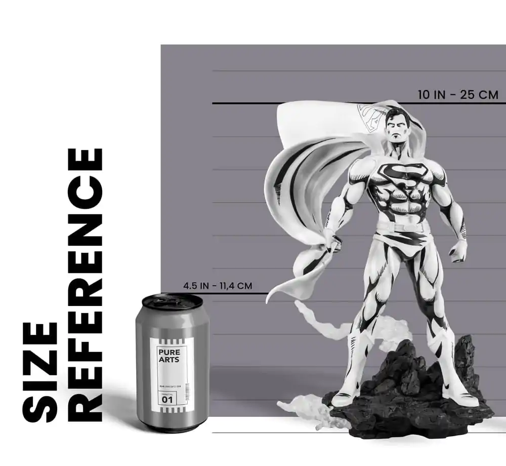 Batman PX PVC Kip 1/8 SDCC 2024 Superman Black & White Version 30 cm fotografija izdelka