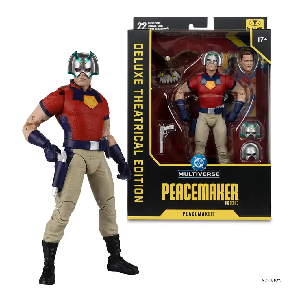 Peacemaker DC Multiverse DC Theatrical Deluxe Edition akcijska figura Peacemaker 19 cm fotografija izdelka