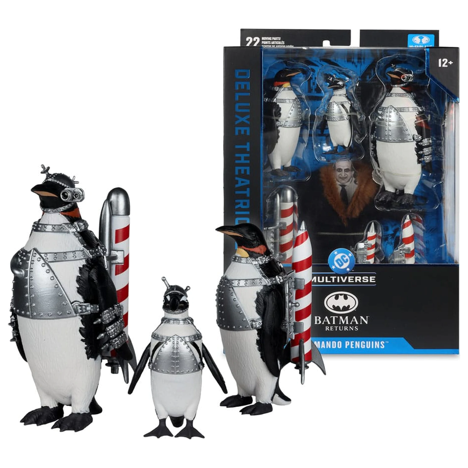 Batman Returns DC Theatrical Deluxe Edition Akcijska figura Commando Penguins Pack 12 cm fotografija izdelka
