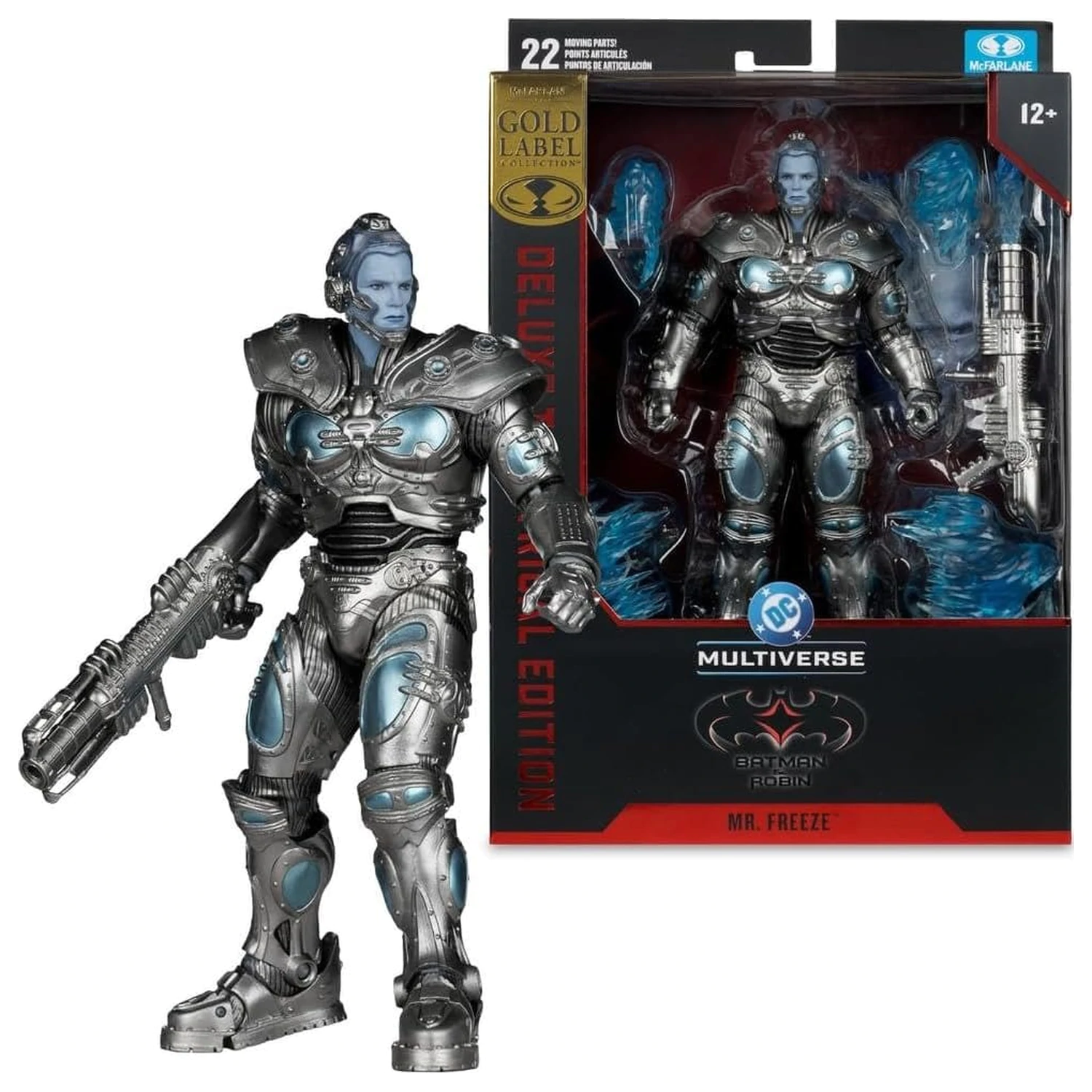 Batman & Robin DC Multiverse akcijska figura Mr. Freeze (Gold Label) 18 cm fotografija izdelka