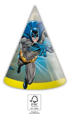 Batman Rogue Rage Party Hat, stožčast klobuk 6 kosov FSC fotografija izdelka