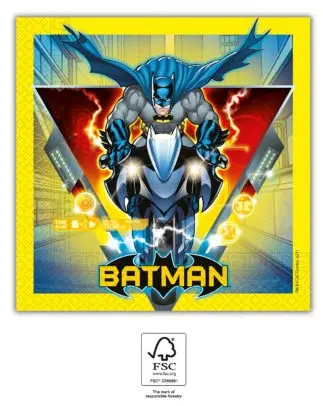 Batman Rogue Rage Serviete 20-paket 33x33 cm FSC fotografija izdelka