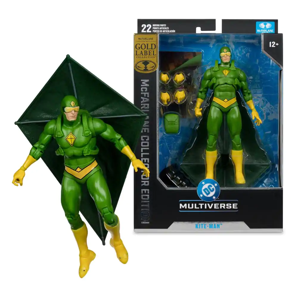 Batman Rogues DC Multiverse McFarlane Collector Edition akcijska figura #43 Kite Man (Gold Label) 21 cm fotografija izdelka