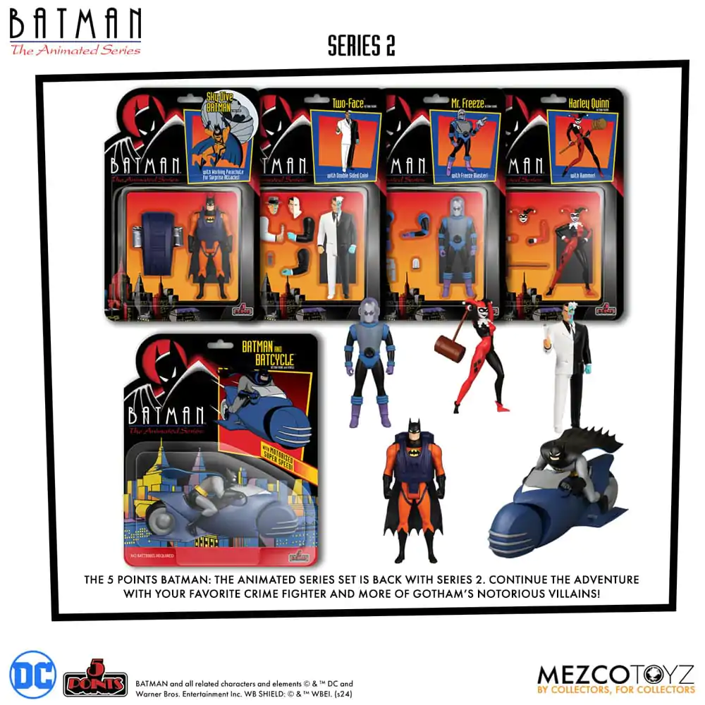 Batman: The Animated Series 2 5 Points akcijske figure Deluxe Box Set 9 cm fotografija izdelka