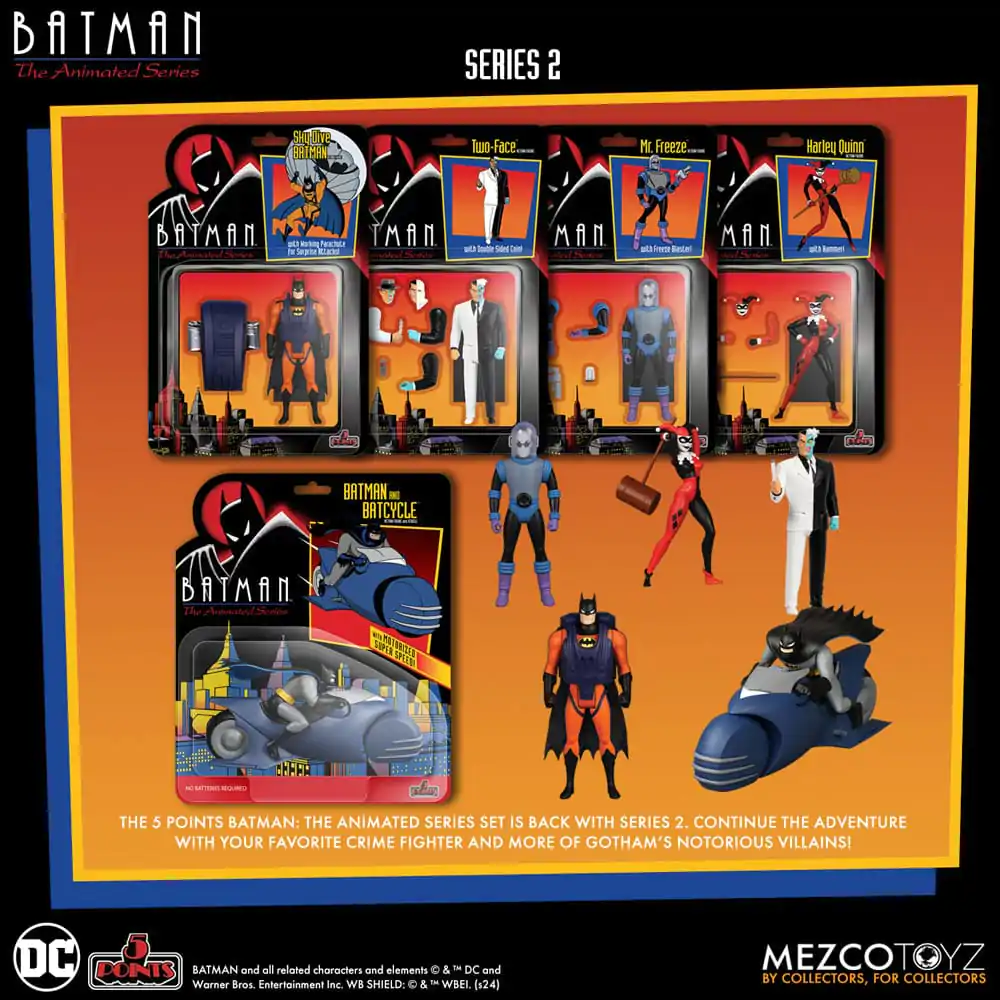 Batman: The Animated Series 2 5 Points akcijske figure Deluxe Box Set 9 cm fotografija izdelka