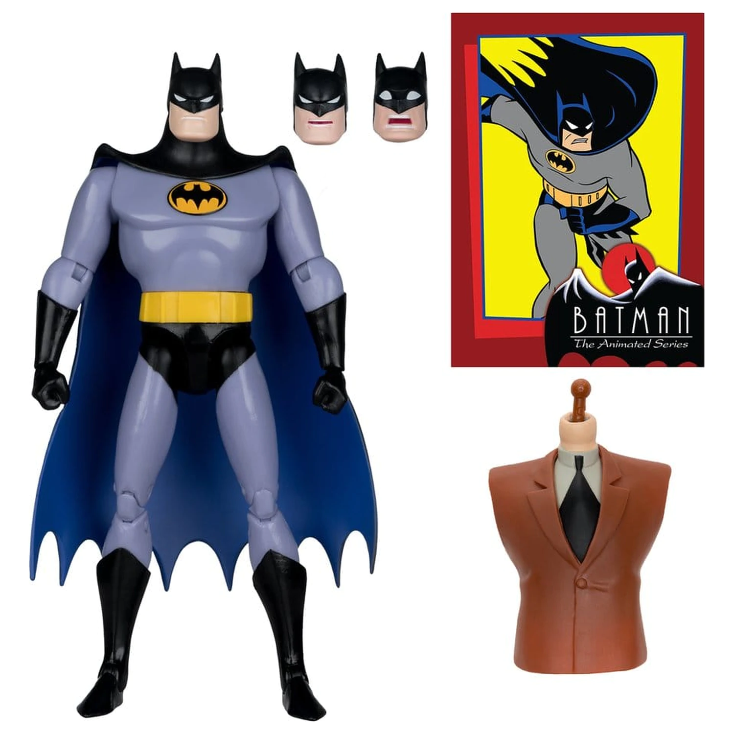 Batman: The Animated Series DC Direct Build-A akcijske figure Batman (Alternate Expressions) 15 cm fotografija izdelka
