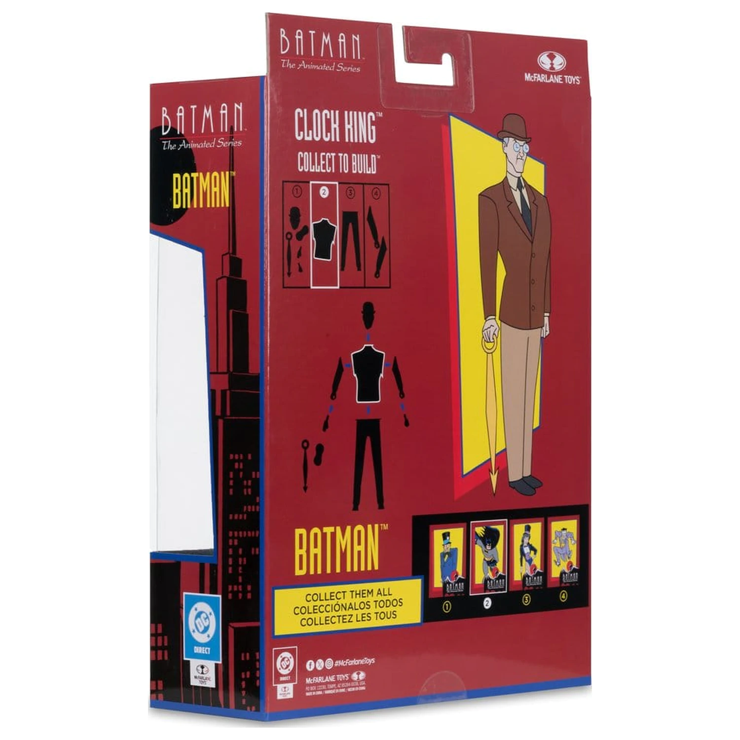 Batman: The Animated Series DC Direct Build-A akcijske figure Batman (Alternate Expressions) 15 cm fotografija izdelka