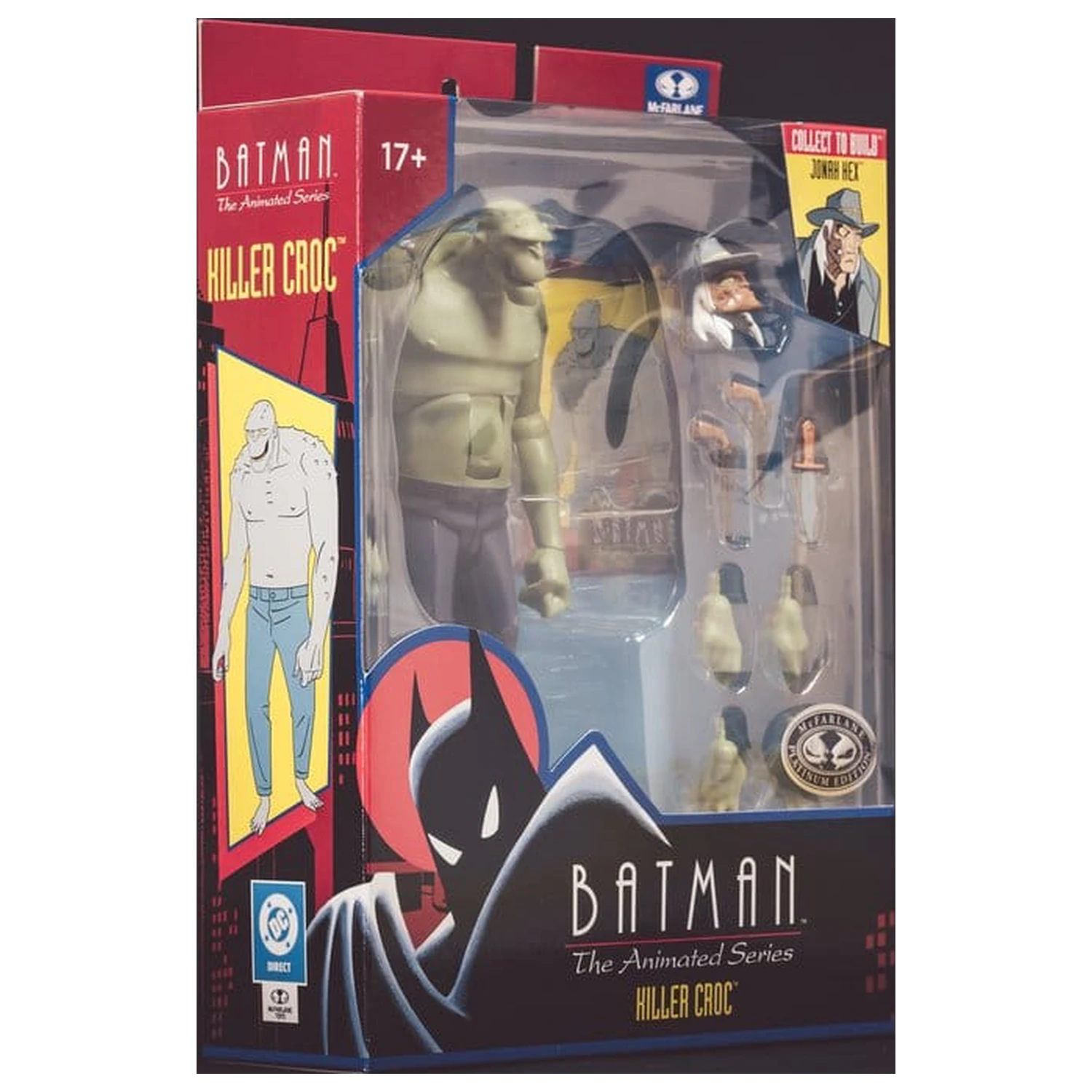 Batman: The Animated Series DC Direct Build-A Akcijske figure Val 5 Killer Croc (Platinum Edition) 15 cm fotografija izdelka