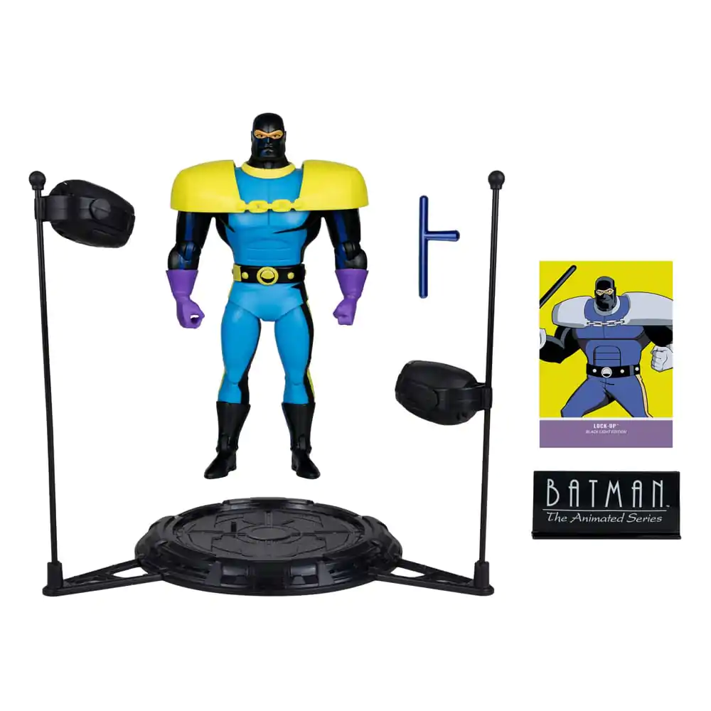 Batman: The Animated Series DC Direct Build-A akcijske figure Wave 5 Lock-Up Black Light Edition (Gold Label) 15 centimetrov fotografija izdelka