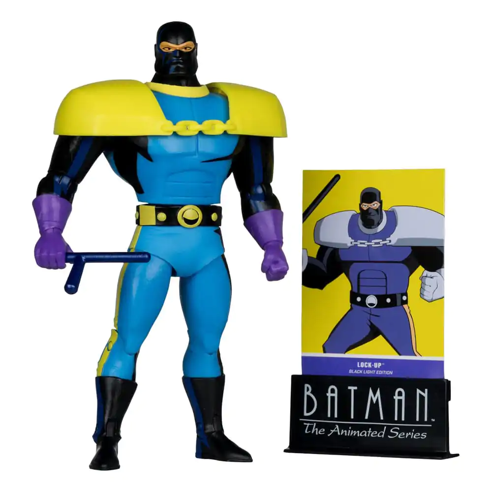 Batman: The Animated Series DC Direct Build-A akcijske figure Wave 5 Lock-Up Black Light Edition (Gold Label) 15 centimetrov fotografija izdelka