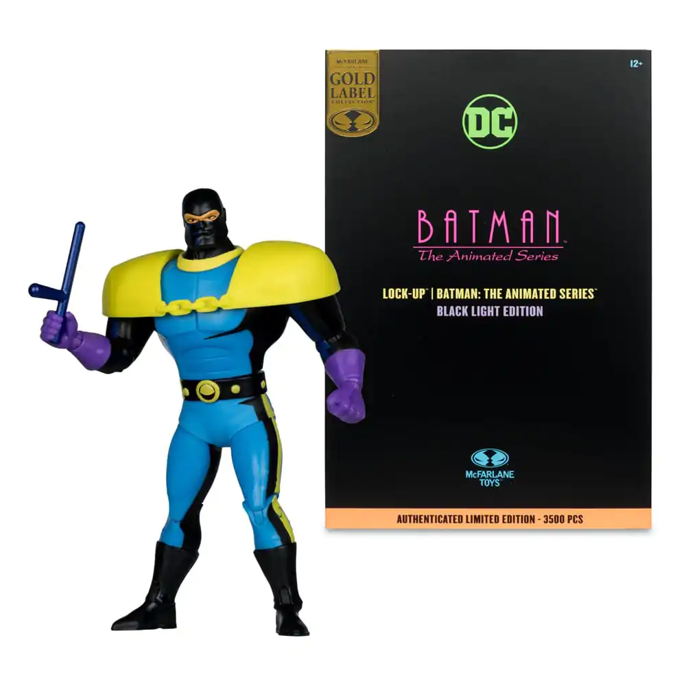 Batman: The Animated Series DC Direct Build-A akcijske figure Wave 5 Lock-Up Black Light Edition (Gold Label) 15 centimetrov fotografija izdelka