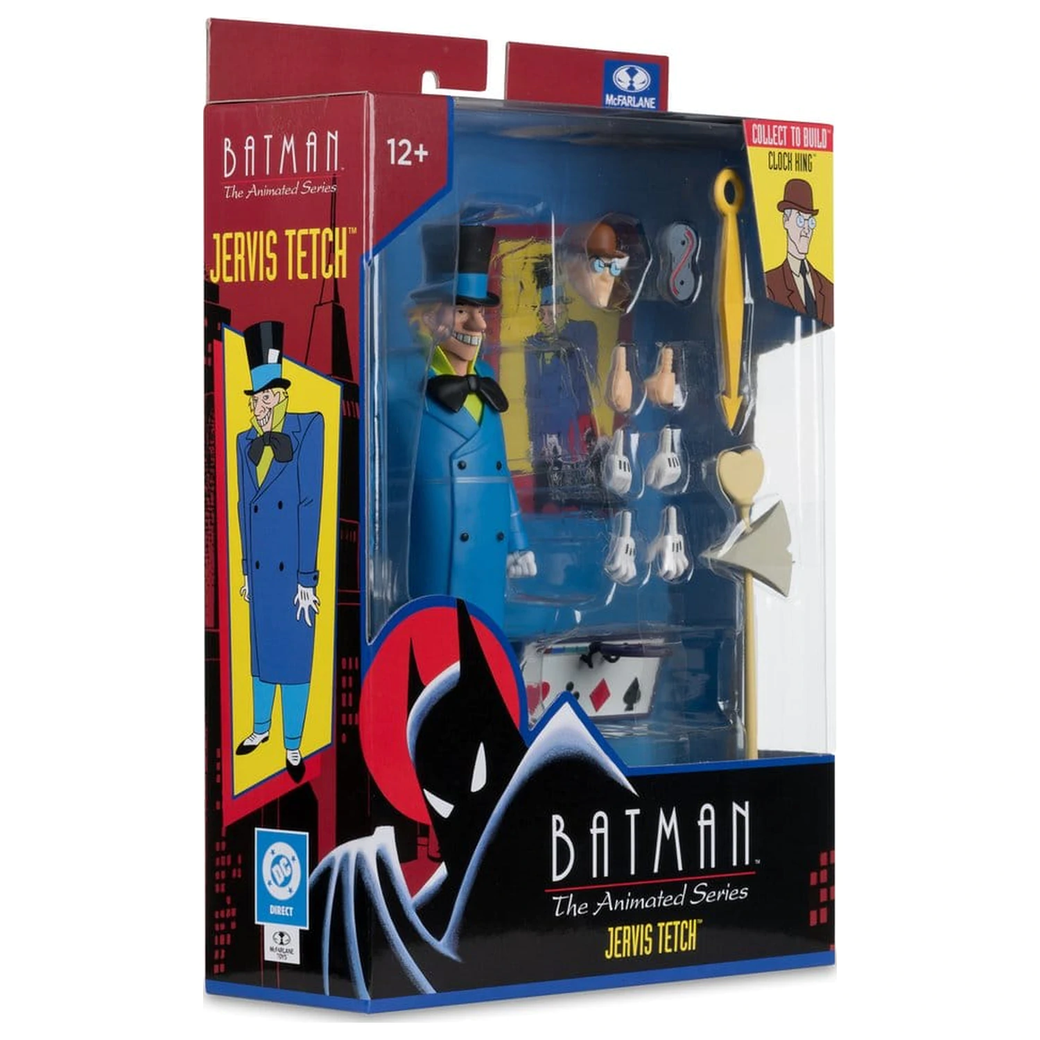 Batman: The Animated Series DC Direct Build-A akcijske figure val 7 Jervis Tetch (Mad Hatter) 15 cm fotografija izdelka