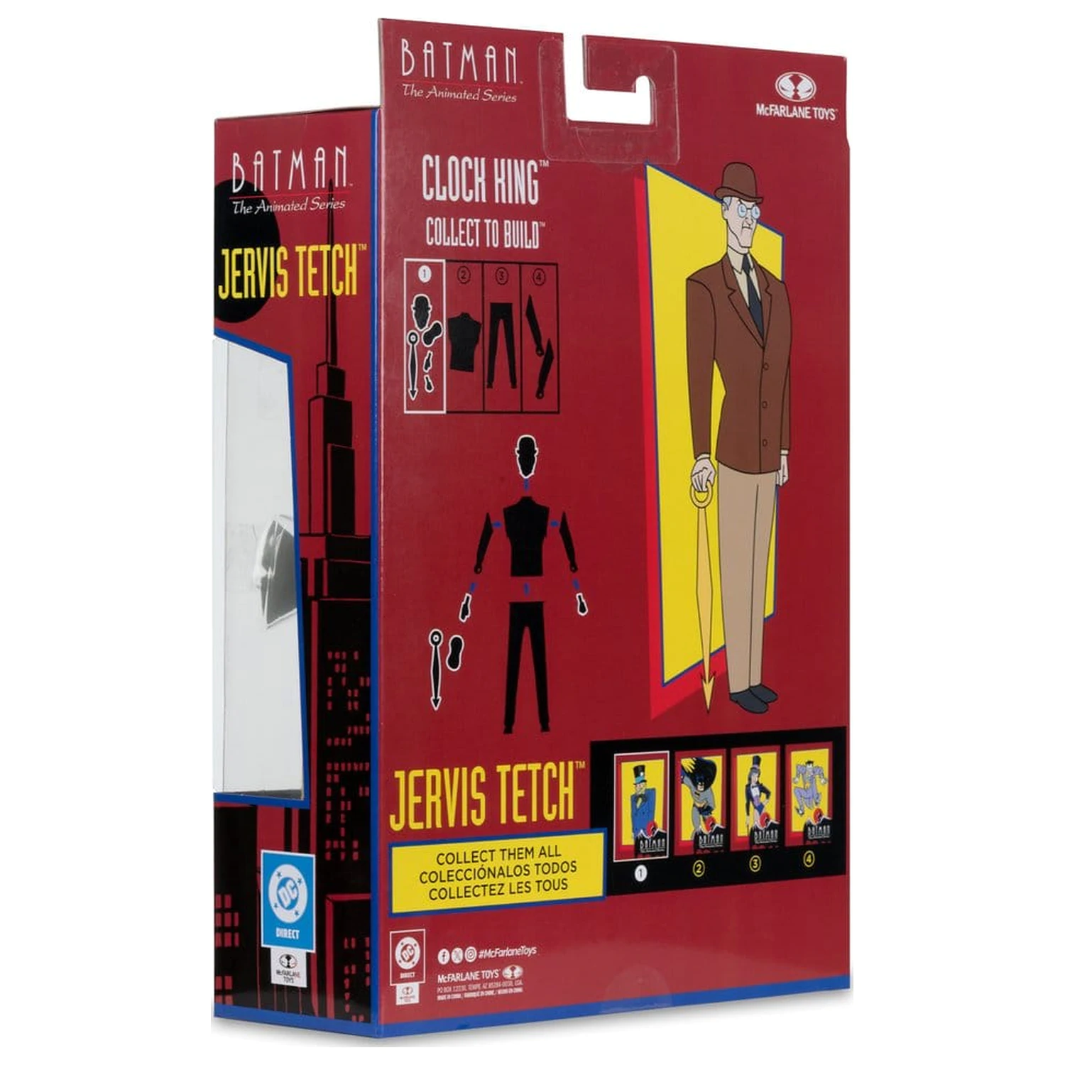 Batman: The Animated Series DC Direct Build-A akcijske figure val 7 Jervis Tetch (Mad Hatter) 15 cm fotografija izdelka