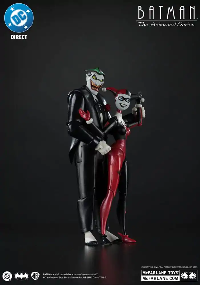 Batman: The Animated Series DC Direct Akcijske figure Harley Quinn & The Joker (Mad Love) (Gold Label) 18 cm fotografija izdelka