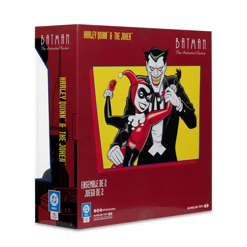 Batman: The Animated Series DC Direct Akcijske figure Harley Quinn & The Joker (Mad Love) (Gold Label) 18 cm fotografija izdelka