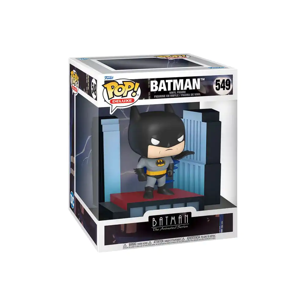 Batman The Animated Series Funko POP! Deluxe Vinilna Figura Batman na Strehi 9 cm fotografija izdelka