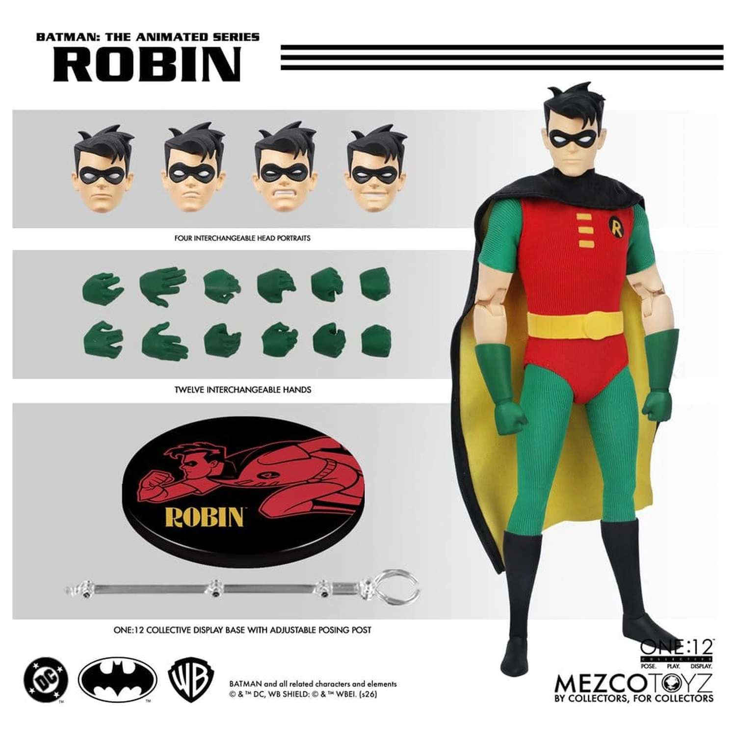 Batman: The Animated Series One:12 Collective akcijska figura 1/12 Robin 17 cm fotografija izdelka