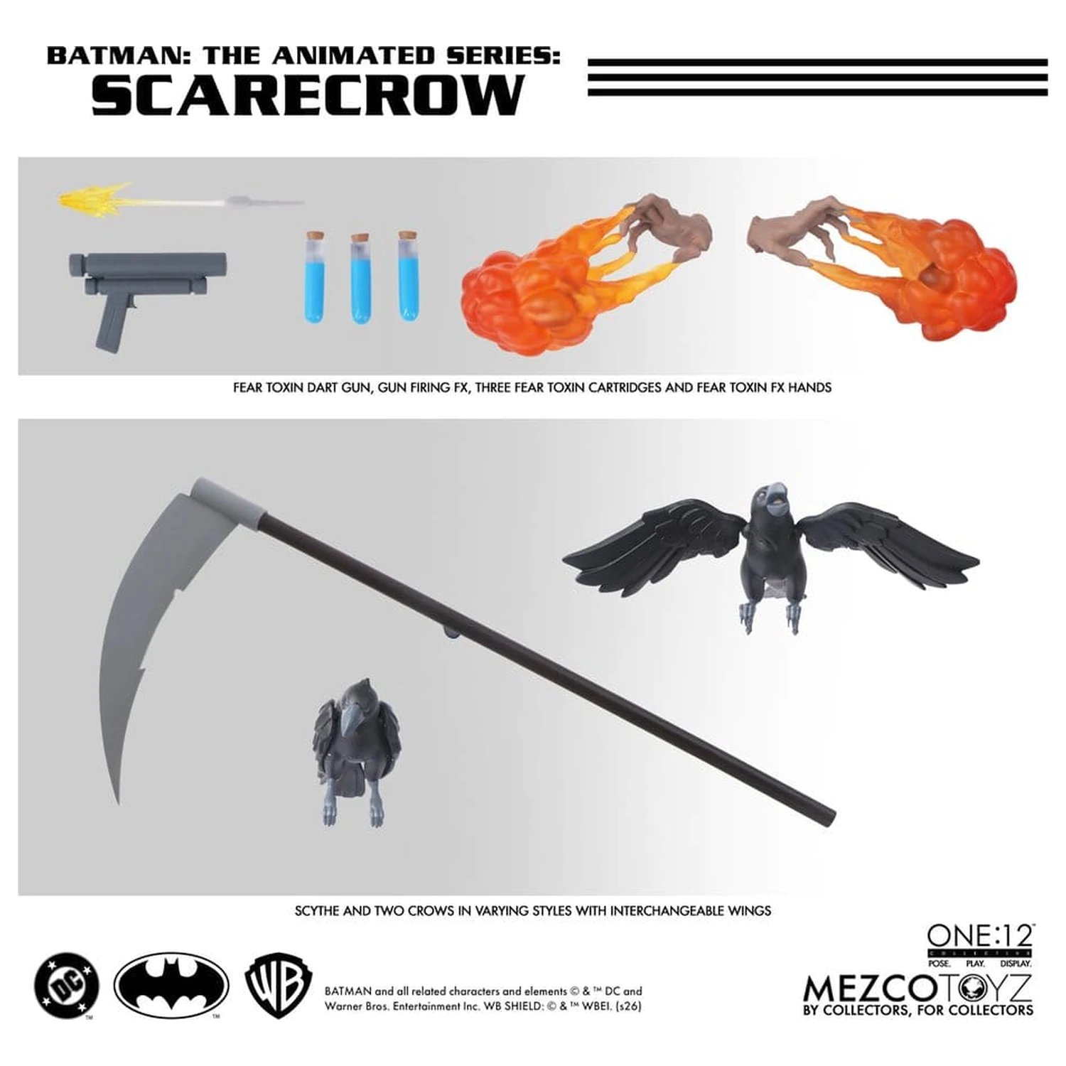 Batman: The Animated Series One:12 Collective Akcijska figura Scarecrow 17 cm fotografija izdelka
