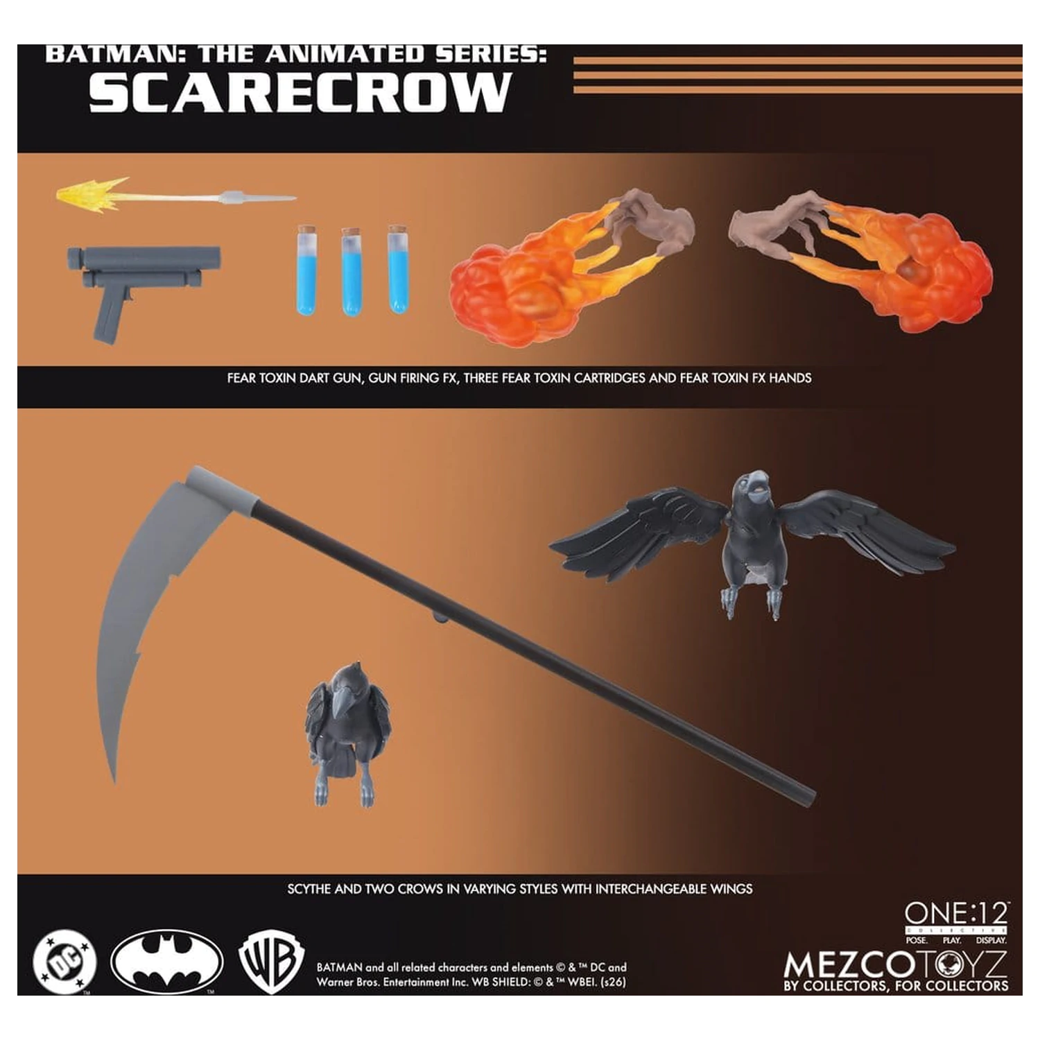 Batman: The Animated Series One:12 Collective Akcijska figura Scarecrow 17 cm fotografija izdelka