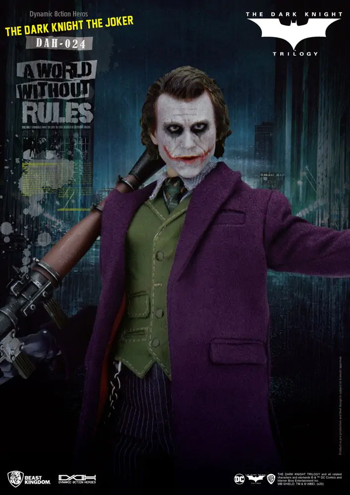 Batman The Dark Knight Dynamic 8ction Heroes akcijska figura 1/9 The Joker 21 cm fotografija izdelka