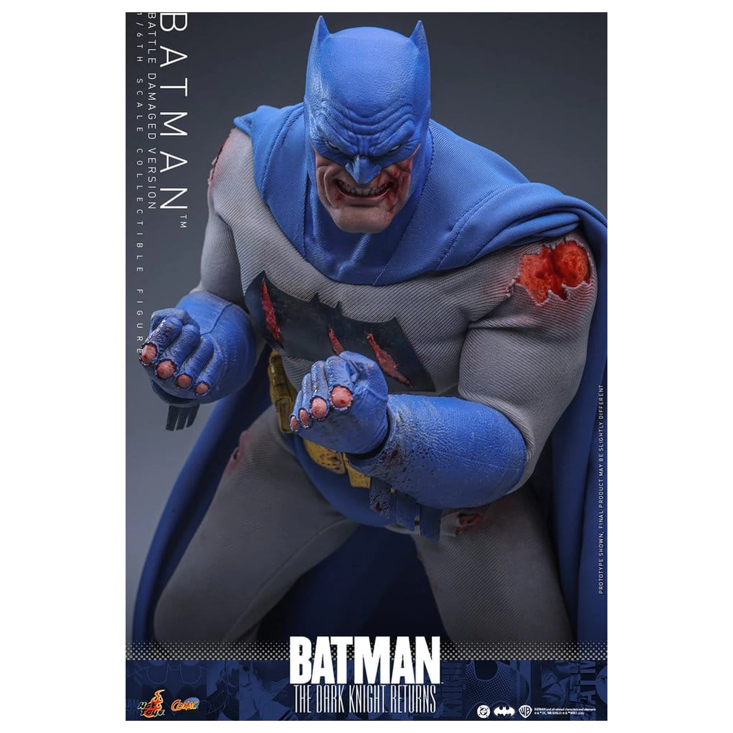 Batman: The Dark Knight Returns Comic Masterpiece akcijska figura 1/6 Batman (različica s poškodbami od bitke) 32 cm fotografija izdelka