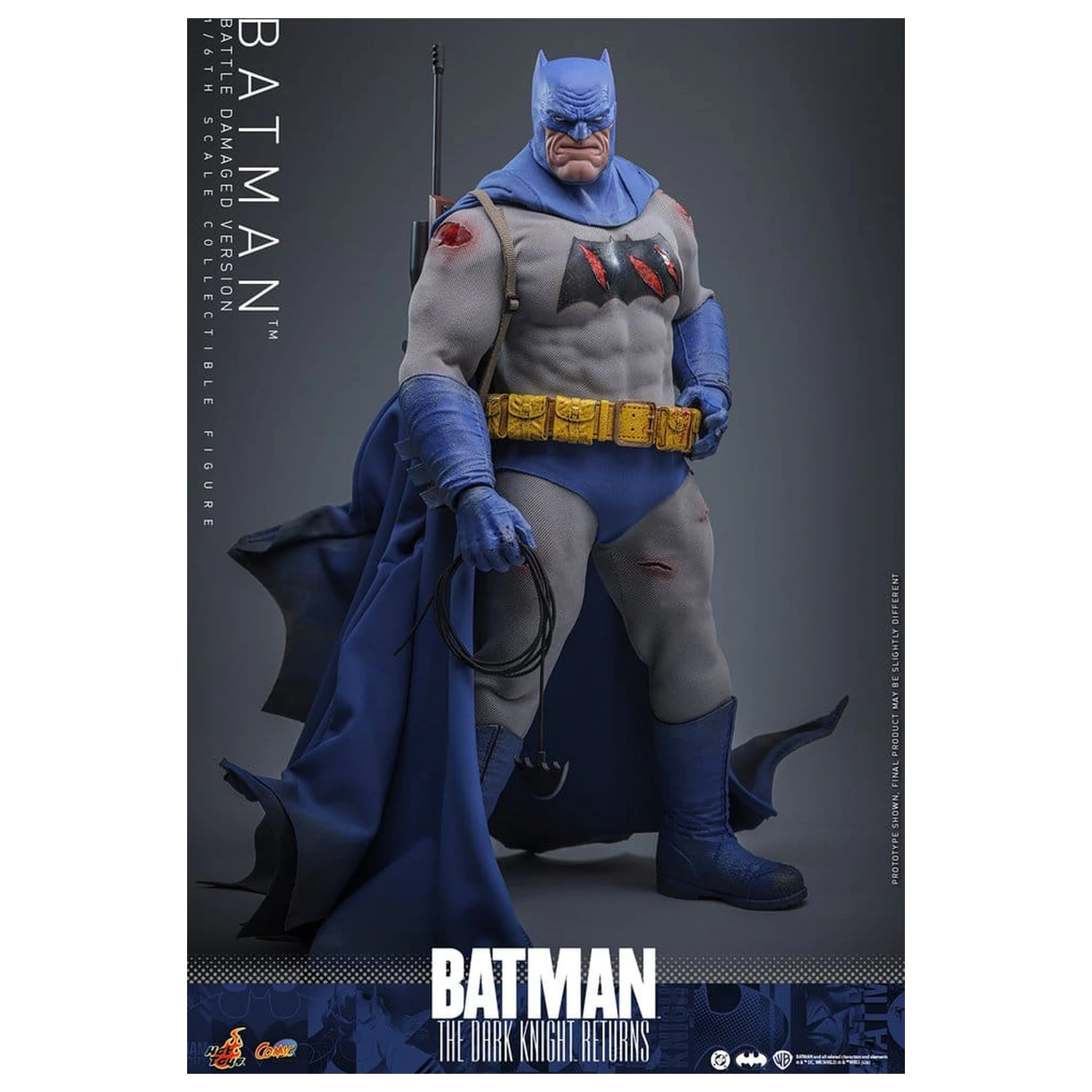 Batman: The Dark Knight Returns Comic Masterpiece akcijska figura 1/6 Batman (različica s poškodbami od bitke) 32 cm fotografija izdelka