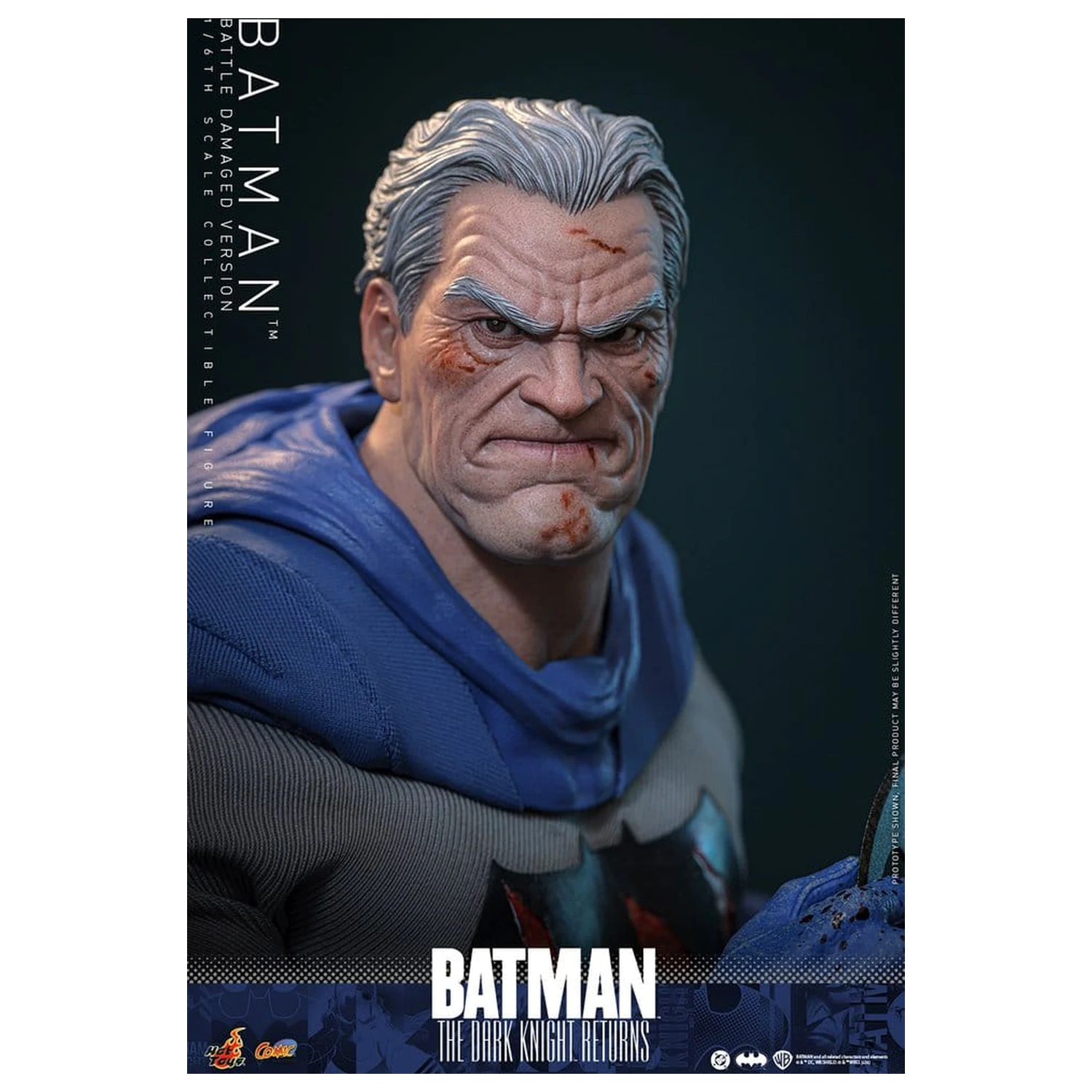Batman: The Dark Knight Returns Comic Masterpiece akcijska figura 1/6 Batman (različica s poškodbami od bitke) 32 cm fotografija izdelka