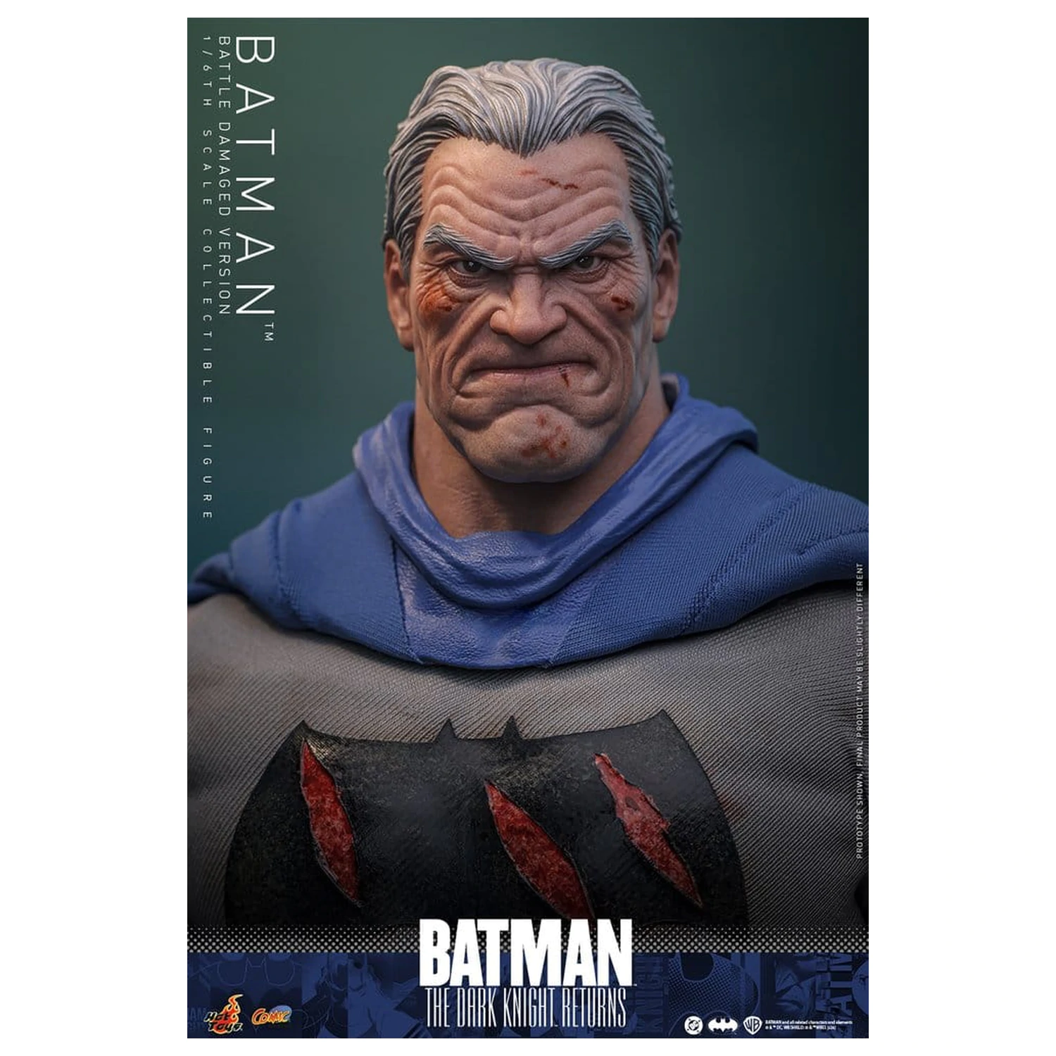 Batman: The Dark Knight Returns Comic Masterpiece akcijska figura 1/6 Batman (različica s poškodbami od bitke) 32 cm fotografija izdelka